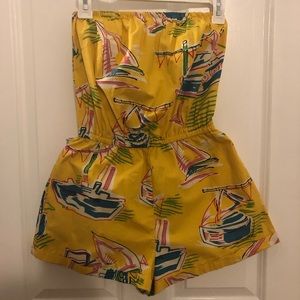 print style romper purchased at urban outfitters